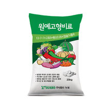 누보 원예고형비료 20Kg - 13-7-7 원예전용 규산 가리 복합비료, 포