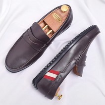 브로그맨 남자드라이빙슈즈 페니로퍼 캐주얼화 소가죽 2cm