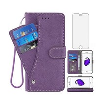 Asuwish 아이폰7/8/SE 2020/2022 월렛케이스 강화유리화면보호대 플립카드홀더 휴대폰커버 아이폰7 아이폰8s 8s i SE2020 SE2022 2/3/3세대 SE2 S