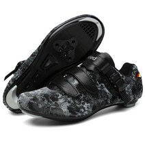 [WHY ENOUGH] 남녀 공용 슈즈 평페달 자전거운동화 신발 스피닝로드, 255, 록 컬러