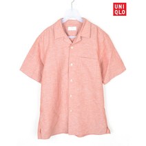 빈티지/ 유니클로 린넨 반팔 남방/남성S/셔츠/4949a1