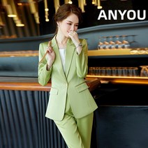 ANYOU 정장 투피스 세트 빅사이즈 여성정장(S-4XL) 여성의류쇼핑몰 여성 가을옷
