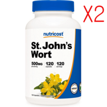 [2통] Nutricost St John’s Wort 120캡슐, 2개