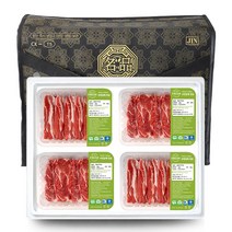 [도축4일내 한돈 3.2kg 선물세트] 닥터안스프레쉬 냉장 무항생제 한돈 갈비 명절 추석 설, 선물세트 구이용 삼겹살 1kg+목살 1kg