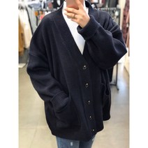 남녀 공용 3컬러 오버핏 니트 가디건 WH1GD02491