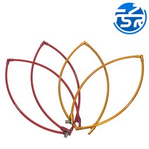 ZRZ 제로조구 두랄루민 프레임 수제경심망 바다뜰채 후레임, 60파이(레드)
