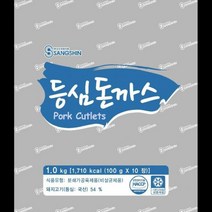 등심돈가스 상신종합식품 1KG 식자재 장보기, 단품, 단품