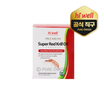 하이웰 뉴질랜드 슈퍼레드 크릴오일1000mg 60베지캡슐 남극 인지질 아스타잔틴 KRILL OIL, 1개, 60캡슐