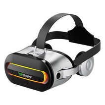 3D안경 영화감상 AR VR 스마트 클립 VR 헤드셋 전화 범용 가상 현실 고글 3D 안경 헬멧 TV 영화 비디오, 01 White