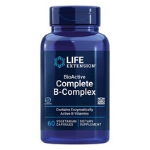 라이프 익스텐션 바이오엑티브 컴플리트 B-컴플렉스 60정, 1병