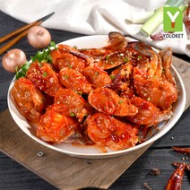 욜로켓 알찬 간장게장 양념게장 국내산 연평도 알배기 무항생제 1kg 1.4kg, [Y02] 양념게장 1kg