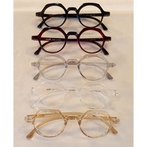 봄봄 알작은 코받침없는 뿔테 712 김구안경 블루라이트차단 돋보기테 고도수용