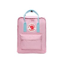 Fjallraven Kanken 세련된 디자인의 클래식 가방 워터프루프 디자인 7L/16L/20L 성인 및 어린이용 핑크-블루 멜빵