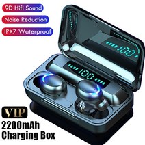 무선인이어 이어폰 블루투스 v5.1 f9 tws 무선 헤드폰 m10 스포츠 방수 헤드셋 hifi 스테레오 arbuds for pnhone, f9-흰색