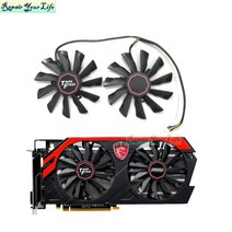 냉각팬 MSI GTX 780Ti/780/760/750Ti R9 290X/290/280X/280/270X 게임용 그래픽 카드 팬용 95mm 12v 냉각, 한개옵션0