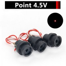 레이저 헤드 650nm 9mm 3V 50mW 크로스 다이오드 모듈 적색 구리, 01 Point-4.5V