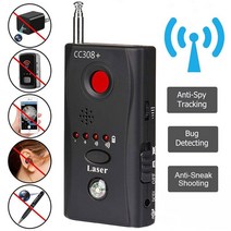 무선 카메라 신호 감지기 다기능 CC308 + 파 전체 범위 Wifi RF GSM 장치 파인더, 01 US