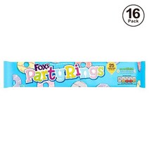 Foxs 폭스 파티 링 비스킷 비스켓 과자 125g 16팩