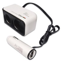 용달 차량용 2구 시거잭 소켓 12V 24V 스타렉스 올뉴아반떼 더뉴K5 TG NF쏘나타 QM5 베뉴 덤프 티구안 선풍기 BMW 전차종 카니발 그랜져 HG, 상세페이지참조