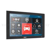 xgody x4 car gps navigation 9 inch bluetooth truck gps navigators avin navitel europe america map sa, 블루투스로