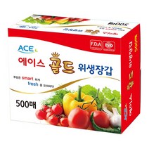에이스 골드 위생장갑 500p, 1개