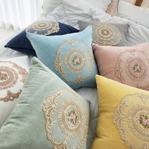 [러그홀릭] 마가렛 레이스 쿠션커버 겸 방석커버 거실 소파 미니 사각쿠션 (2sizes 7colors), 화이트