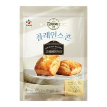 CJ 고메 베이커리 플레인스콘 즉석식품 냉동식품 400g 1세트, 16세트