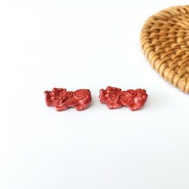 경면주사 비휴 통과형 참 불교 염주 팔찌제작 만들기 DIY 재료 악세사리 부자재