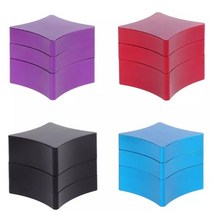 당구 3단 자석 쵸크케이스 초크 홀드 당구용품 큐 공, 빨간