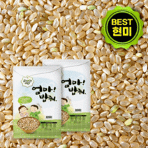 현미 20kg 햅쌀 2021년산 국산 현미쌀 (10kgX2개) 엄마밥줘 진공포장, 단품