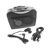 휴대용 카세트 플레이어 테이프 MP3 변환기 레코더 오디오 USB 플래시 드라이브로 이어폰, 한개옵션0