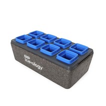Dexas ice•ology 실리콘 투명 아이스 메이커 칵테일 아이스용 8개입 큐브 트레이