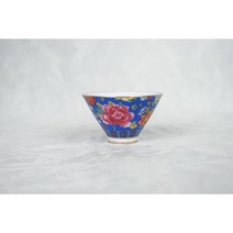 한차원 경덕진 찻잔 칠보 도자기 찻잔 세트(6P), 옐로우