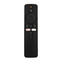 xiaomi mi box s4x mi remote tv 스틱 커버 용 실리콘 원격 제어 케이스 xiaomi soft plain remotes control protector, 협력사, 검은 색