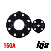 HJS 후렌지용 국산 고무 패킹 150A (플랜지 가스켓 150mm 플렌지 가스킷 수도용 배관 부속 자재), 1개