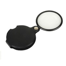 도매팜 보이지 않는 글씨를 보고싶을때! 휴대용 8배 돋보기 60mm 포켓돋보기 미니돋보기, 1개