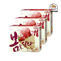 오리온 초코파이 정 봄 담은 딸기 408g x 3개, 단품