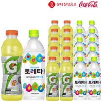 게토레이600ml &토레타500ml X 각10개(총20개) 이온음료 과채음료 스포츠음료 갈증해소 펫음료 음료수, 12개, 1500ml