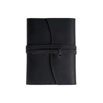 감성 빈티지 다이어리 수제 A5 A6 소가죽 생각보관함, A5  블랙