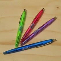 BiC 투명하고 화사한 바디..프랑스 빅 1.0mm 유성볼펜-클리어 클릭 골드 1타스 A103s 단종으로 재고범위내 랜덤발송됩니다., 1개, 색상
