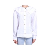 가니 22FW 여성 포플린 블라우스 화이트 F5500 151