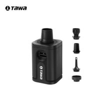 타와 전동 공기 주입 충전식 에어 펌프 캠핑 흡입 진공 압축, 블랙(1200mah)