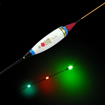 이화요수 매직스타 무지개 민물 전자찌 3점등 LED 60cm~65cm, 75cm