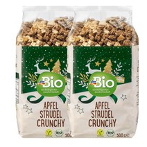 디엠바이오 dmBio Apple Crunchy 독일 애플 슈트루델 크런치 500g, 2팩