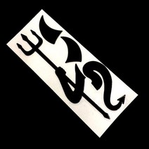 유니버설 크리 에이 티브 패션 3d 작은 악마 악마 스타일링 자동차 엠 블 럼 로고 pvc decals 장식 diy 자동 외관 액세서리, 검은색