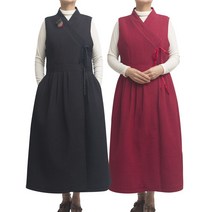 누비 철릭 여성 개량 한복 원피스 우리옷 퓨전디자인