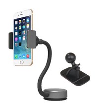 [캡데이스] 2in1 POSH 카 마운트 차량용거치대 / 대쉬보드 / 유리흡착 / 미니볼, 실버