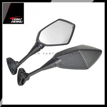 야마하 용 YZF R1 R6 R25 R15 R125 R3 R1S R1M FZ6R 미러 오토바이 스쿠터 후면보기 미러 카본 룩