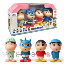 브랜드없음 대영통상-짱구는 못말려 태엽피규어 4PCS, 선택완료