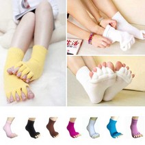 운동할때 양말 예쁜 삭스 쇼핑 수면 고양이 발가락 귀여운 토 몰 여자 요가